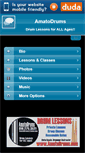 Mobile Screenshot of amatodrums.com